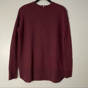 H&M Conscious Maroon Relaxed Fit Sweater